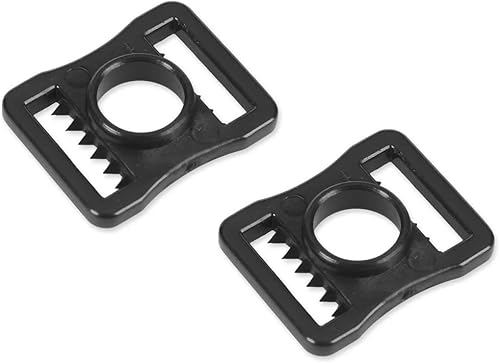 Miniatura 2 de Generic Hebillas a presión para casco de hockey negro, 2 unidades