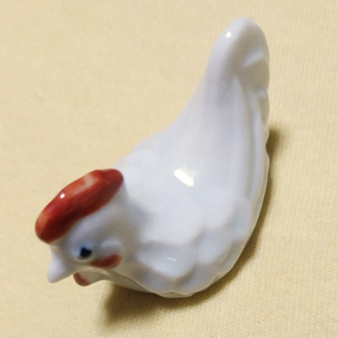 長谷川勇 京焼き 鶏型箸置き 5個セット 箱付き 鶏型箸置き 陶器