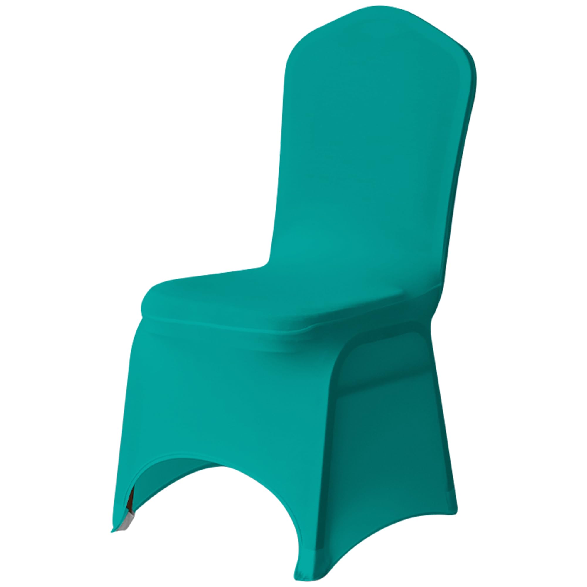 Trimming Shop Turquoise Chair Cover Spandex Polyester Stretch Fabric Dining Slipcovers Washable & Removable Protective Wedding Chair Covers For Banquets Ceremony & Hotel Dinner (, Pack Of 1)