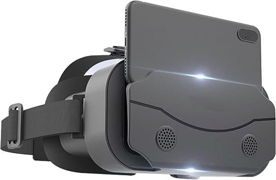 VR Glasses - Adjustable Headband VR Glasses, VR Glasses with 3 Adjustable Headbands | Amazing Display VR Glasses, Virtual Reality Glasses for Smartphones, Video Games, Movie Games