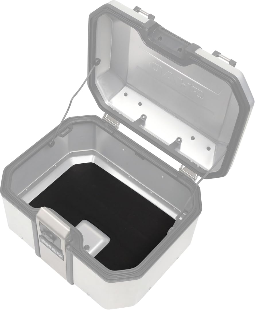 Amazon.com: SHAD TR48 Motorcycle Aluminum Trunk, Hard Silver 