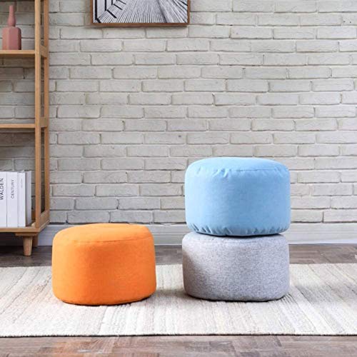 Pouf de couleur unie avec coussin amovible DASHADAO