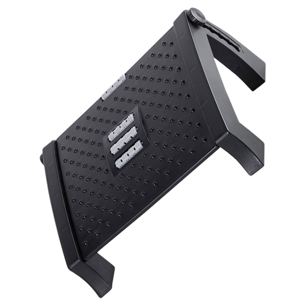 Gadpiparty Tabouret de Pédicure Pratique Repose-Pieds Réglable en Abs, Structure Stable et Massage Plantaire pour Soins des Pieds à Domicile ou Salon
