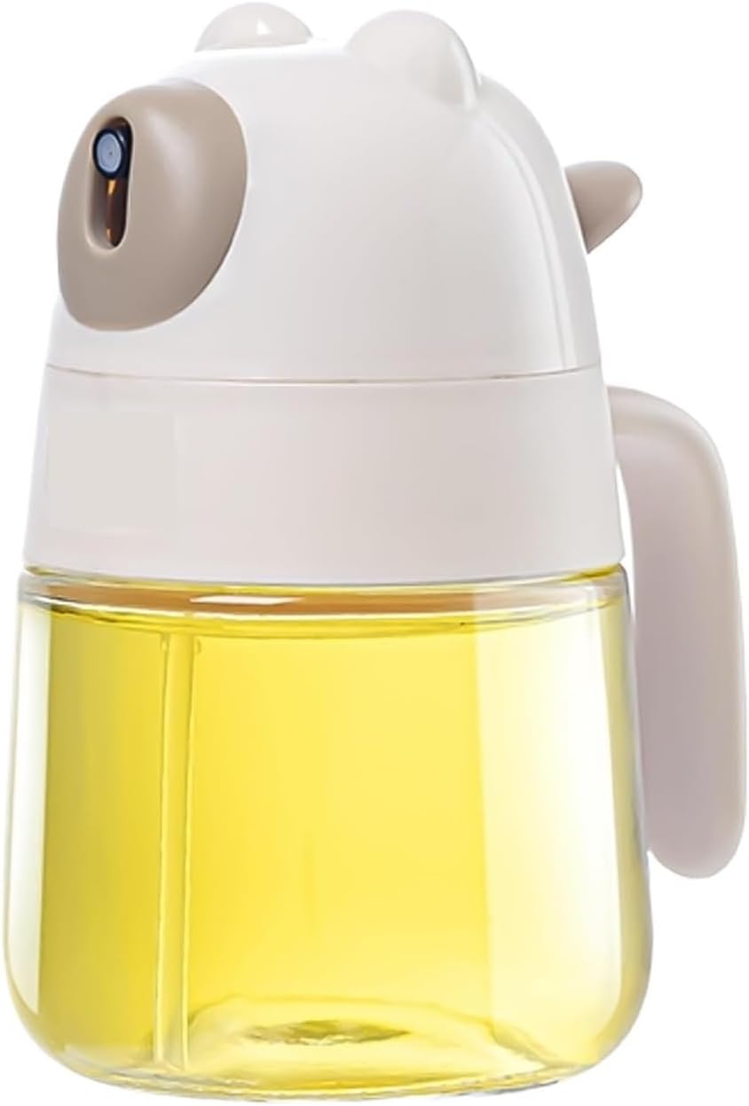 Oil Dispenser for Kitchen, Cooking Oil Sprayer Without Oil Suitable for Cooking Frying and Grilling Dispenser Bottle for Cooking(Beige)