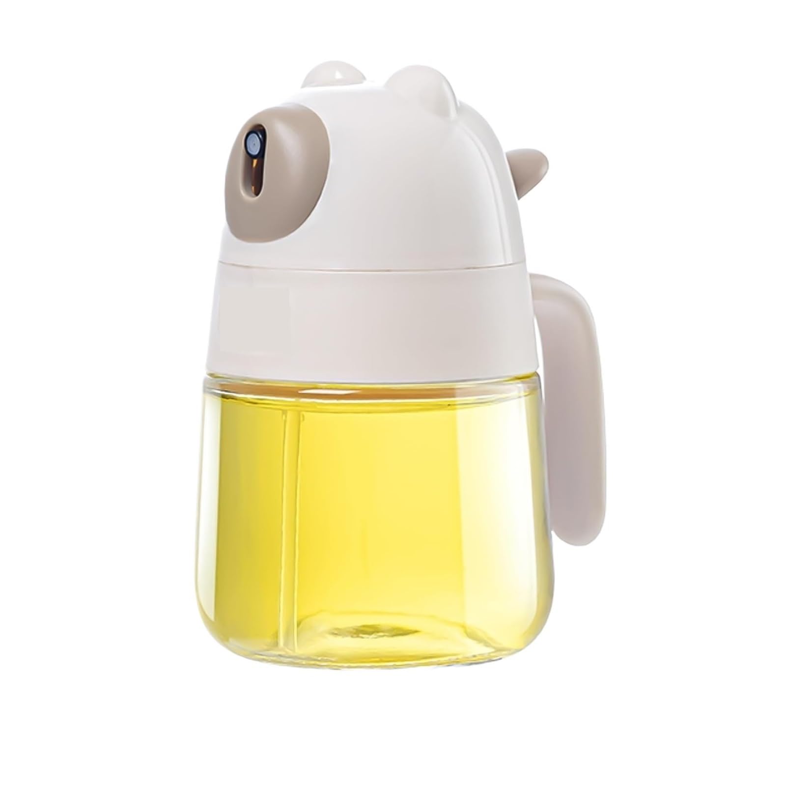 HDICUHNANU Reusable Kitchen Oil Bottles Cruet Cooking Oil Sprayer Without Suitable For Frying And Grilling Air Fryer, Salad(Beige)