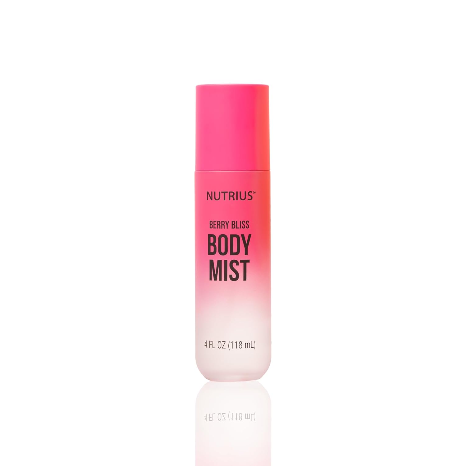 Nutrius Body Mist – Berry Bliss, 4 FL OZ – Refreshing and Hydrating Daily Fragrance