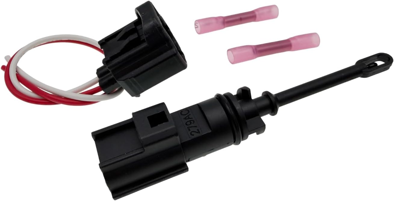 Intake Air Charge Temperature Sensor and Connector Pigtail Harness 5149279AC Compatible with Challenger Charger Durango Cherokee Grand Cherokee Ram 1500 2500 3500