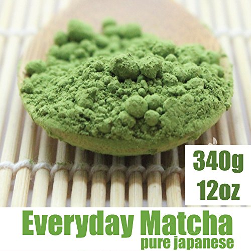 Tealyra - 350g (12-ounce) - Everyday Uji Matcha Green Tea Powder - Pure Japanese - Superior Antioxidant Content - All Day Energy - Improved Health - Lattes - Smoothies - Baking - Organically Grown