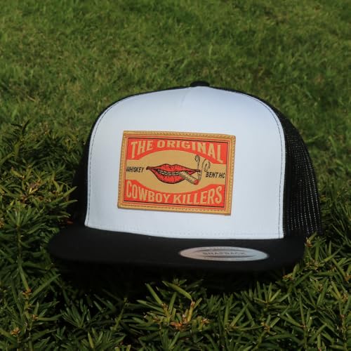 Image of WHISKEY BENT HAT CO. Matchbox - Original Cowboy Killers 5-Panel Meshback Snapback Hat