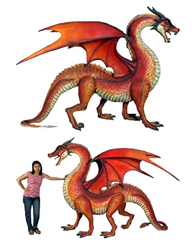 Amazon.co.jp: FRPアニマルオブジェ ドラゴン・213cm 置物 動物 竜 龍 