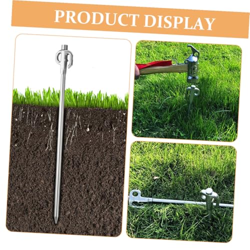 Estacas para carpas de acero inoxidable Cabilock de 30 cm para camping resistente 4