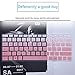 Keyboard Cover for 2023 2022 Microsoft Surface Pro 7 Plus /7+, 2021 2020 2019 Microsoft Surface Pro 7, 2019 2018 Surface Pro 6, Surface Pro 5, Surface Pro 4 12.3, US Layout-GPink
