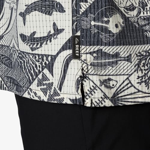 REEF Men's Short Sleeve Woven Button Up Shirt - image 6