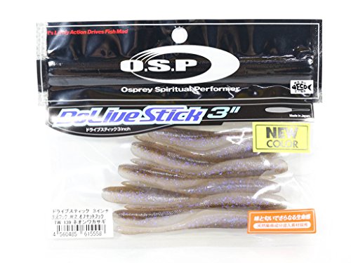 O.S.P Vinilo Null DOLIVE Stick 3" - 7.5CM - Paquete DE 10 - by 10, Neon Wakasagi, 139, 7.5