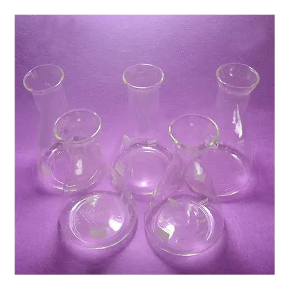 Szkło laboratoryjne Zestaw 5 kolb stożkowych 1000 ml, kolba z szerokimi ustami Erlenmeyer, szkło laboratoryjne.