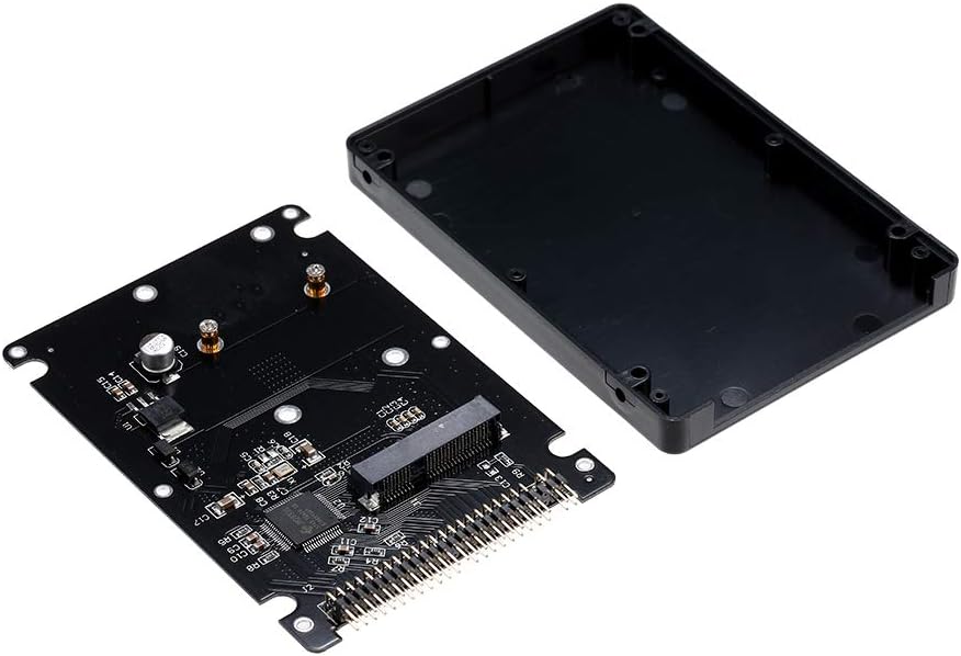 Адаптер Docooler SATA mSATA на 44-контактный PATA IDE SSD HDD mSATA в PATA, корпус-конвертер (черный)