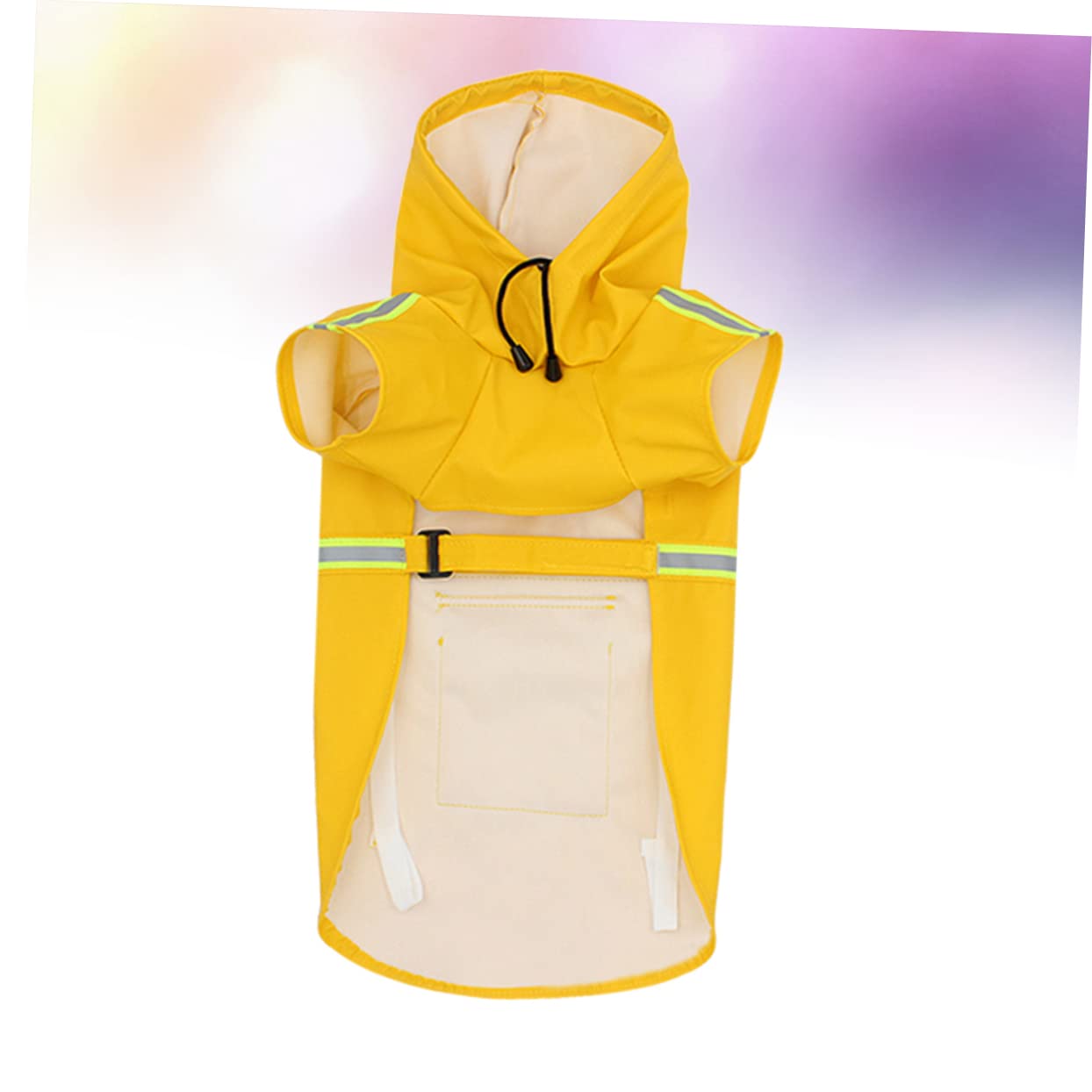 Yardwe Reflective Dog Raincoat Waterproof Pet Hooded Rain Jacket for Small Dogs XXL