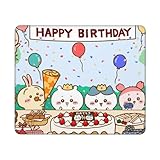 ゲーミングマウスパッド ちいかわ うさぎ ゴム底 エレコム 光学式 マウス対応 快適操作性 滑り止め キャラクター オフィス 自宅 仕事用 良い おしゃれ アニメ かわいい 小型 便利 贈り物 プレゼント 25*30cm