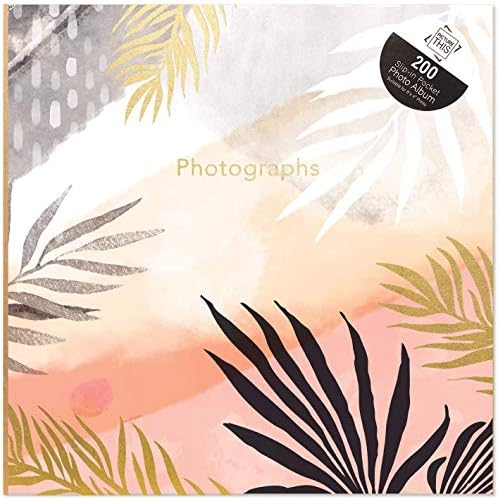 Tallon Tropical Sunset Palm Leaves 6x4 Photo Album Memo Slip in Holds 200 Photos