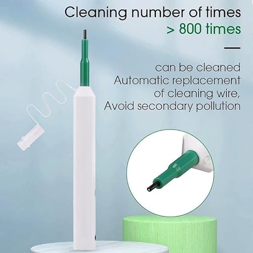 Zeasun Fiber Optic Connector Cleaning Pen For 2.5Mm Ferrules Sc,Fc,St,Sc/Apc And Fc/Apc,800+ Clean Times #TOP7