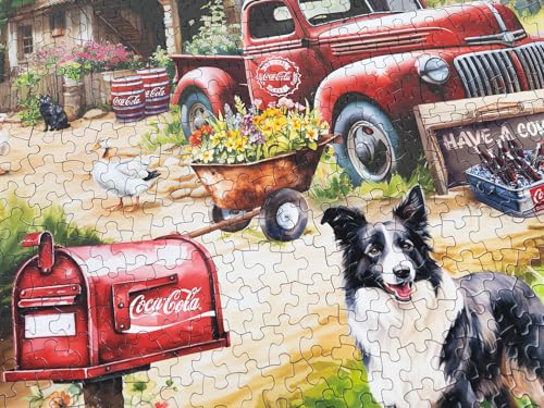 Rompecabezas Springbok Coca-Cola Countryside Market de 1000 piezas para adultos | Piezas únicas, fabricado en EE.UU., materiales ecológicos, incluye póster miniatura 5