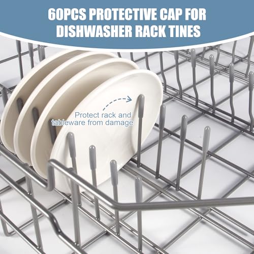 Image of DD82-01384A DD81-02295A Lower Rack Compatible with Samsung Dishwashers | Fits DW80R2031US, DW80M2020US, DW80N3030US, DW80N3030UB, DW80N3030UW, DW80R2031UG, DW80R2031UW. (22.5''D x 20.5''W x 7''H)
