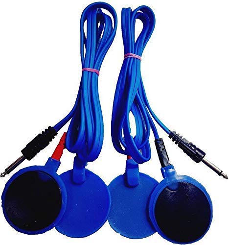 Ishika accessories Tens Accessories Set For Dual Channel Tens (2 Tens Wire, 4 Tens Electrodes)