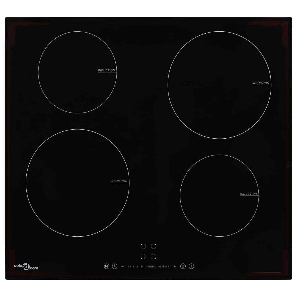 GuyAna Placa de inducción con 4 quemadores Control táctil 7000 W Encimera Gas Natural Quemadores Cocina Gas