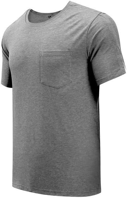 Post Shoulder Surgery Shirts for Men Full Snap Open Tear Away Short Sleeve T Shirt Chemo Port Access Tee Rotator Cuff Surgery - Image 3