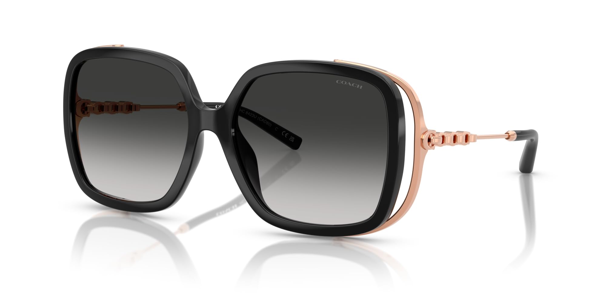 Coach Hc8423u Sonnenbrille für Damen, universelle Passform