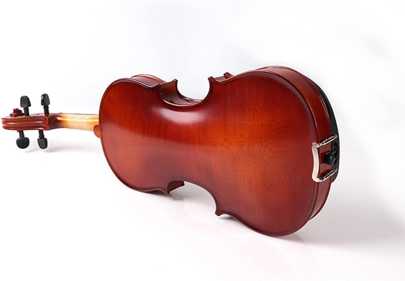 Violino 4/4 in legno massello con custodia rigida, archetto e colofonia per principianti e studenti, ideale per adulti, set completo di violino