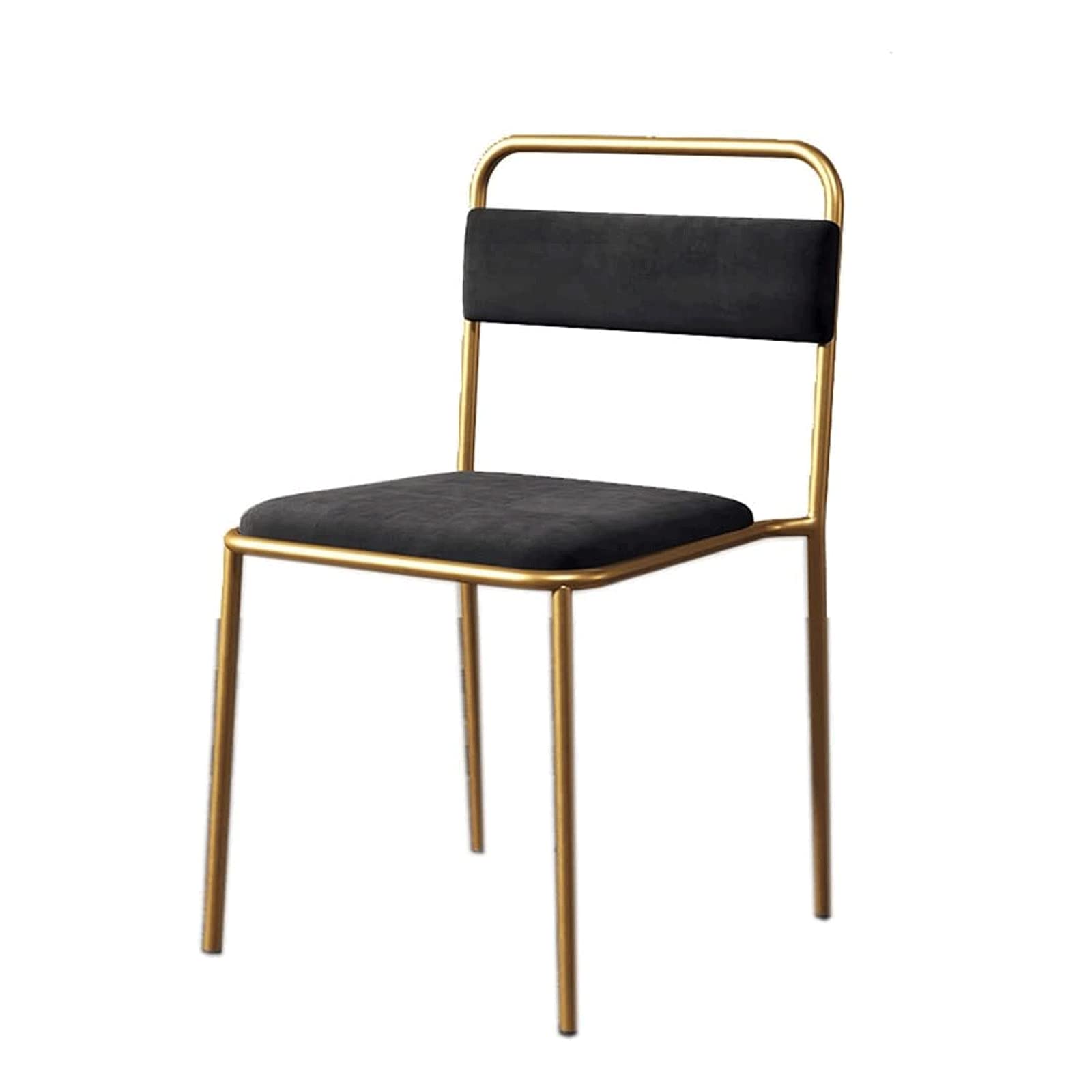 CALMR chaises Salle Manger Dossier Chaise en Fer forgé Table Basse Chaise lumière Luxe Loisirs Chaise Dossier comptoir Tabouret Cuir Salle à Manger Tabouret Derniers Styles
