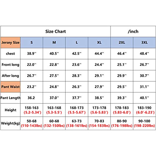 Men's Cycling Jersey Set Short Sleeve Road Bicycle Clothing Shirts Shorts with 3D Padded Breathable/Moisture Wicking - Image 8