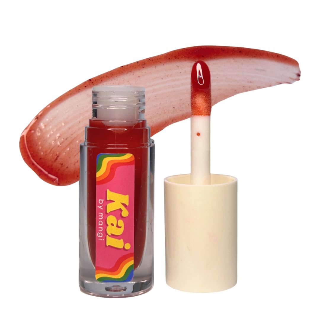 Classic Red PHAT TUBE Handmade Lipgloss | Sheer Red Tint Lip Gloss | Peppermint Flavored Lip Gloss | Vegan Cruelty Free Lip Balm | Handmade Gloss for Lips | Hydrating Shine