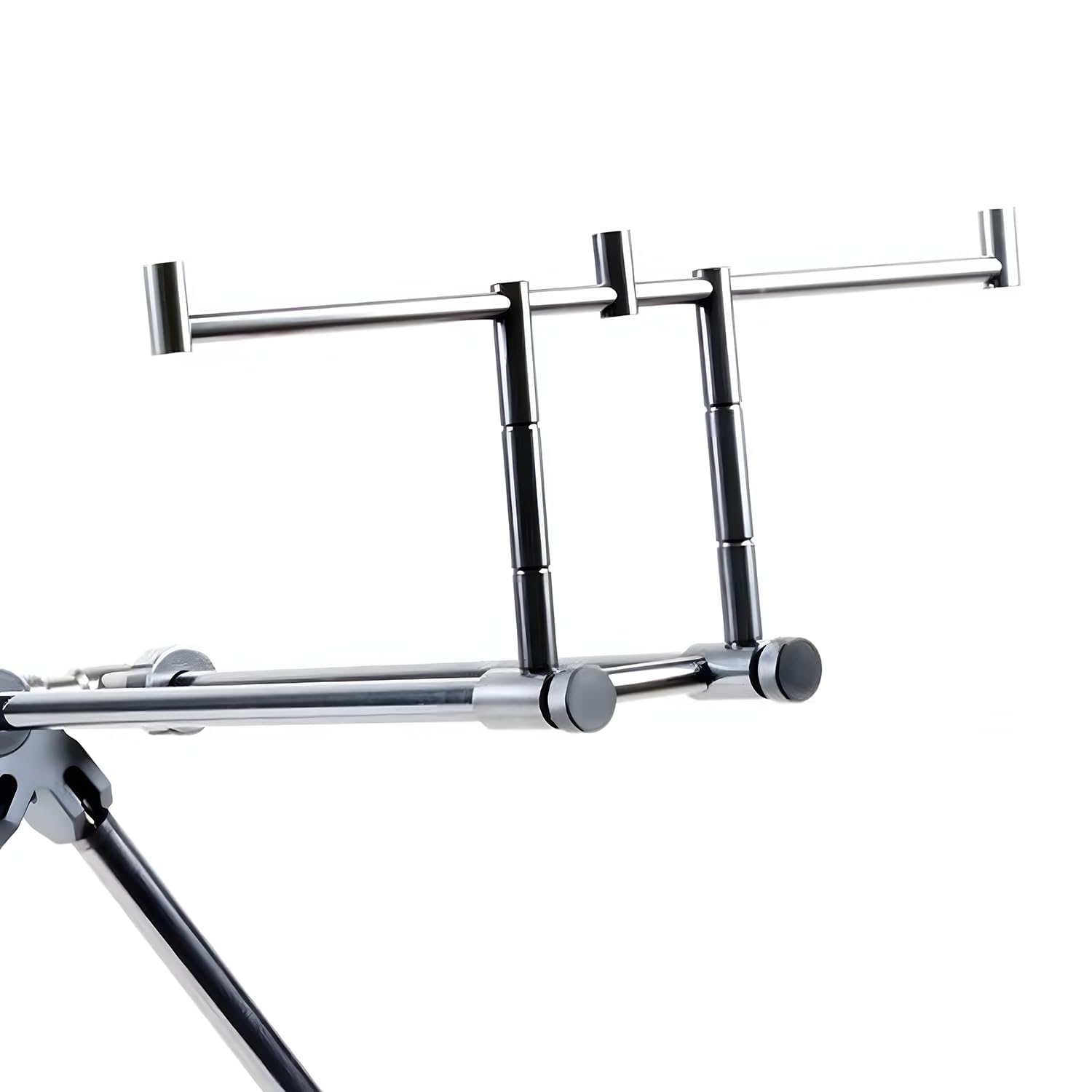 X2 Axis Rod Pod 3 Cannes - Réglable jusqu'à 116 cm - 4 Pieds Réglables - Aluminium - Support Cannes Carpe - Stable et Compact