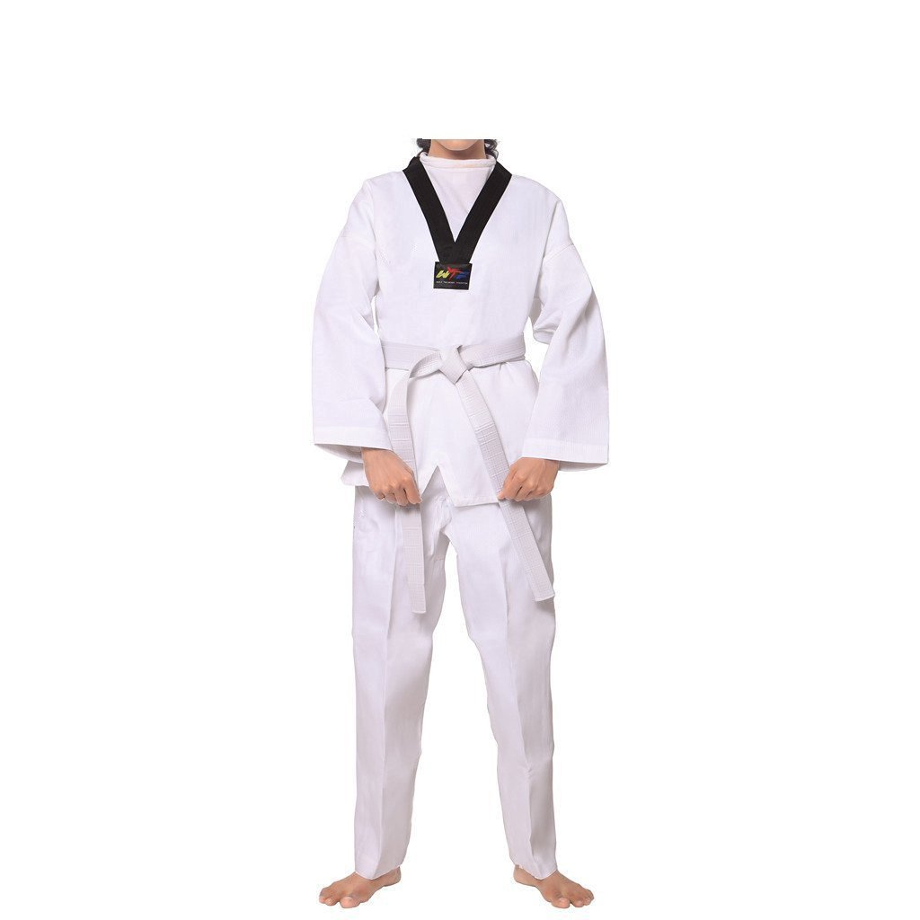 ONLY Lordz Men Cotton Taekwondo Dress (White, 32) in white