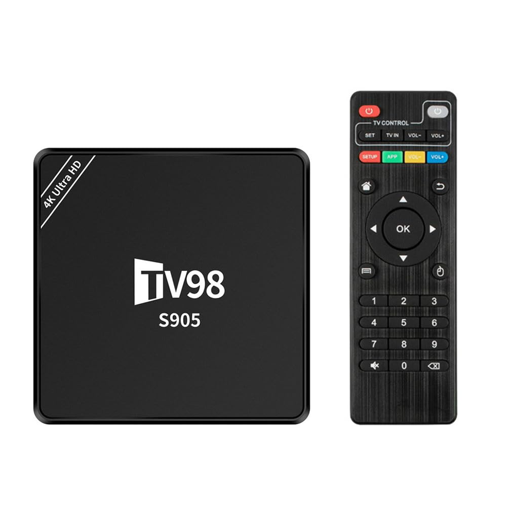 iFutniew TV98 TV Box 1G+8G Set Top Box RJ45 10M 100M TV98 Media Player Easy to Use UK Plug
