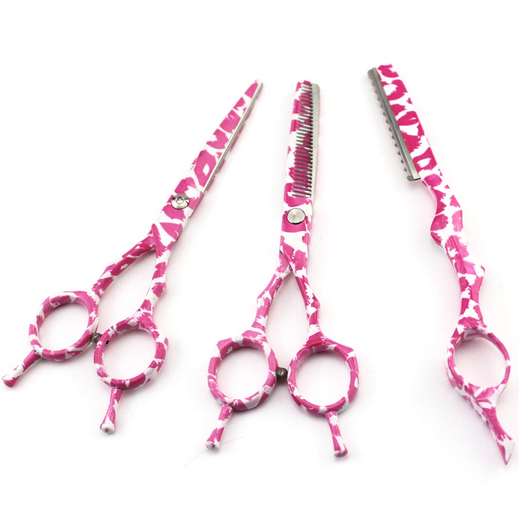 5,5 Pulgadas de Acero Inoxidable Tijeras de peluquería Profesional Conjunto Japonesa Peluquería Tijeras de Adelgazamiento Tijeras Mujeres de los Hombres de Pelo Uso en el hogar del Peluquero