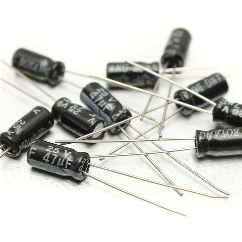 400 unids/lote 15 valores Kit surtido de condensadores electrolíticos 1uF ~ 220uF conjunto surtido de condensadores Industrial Electrical capacitors