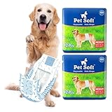犬 おむつ 男の子用おむつカバー パック ズレにくい 高吸収性 漏れにくいおむつウェア お漏らし対策 高齢犬介護 マーキング防止 消臭 腹巻風マナーベルト Mサイズ 12枚*2パック
