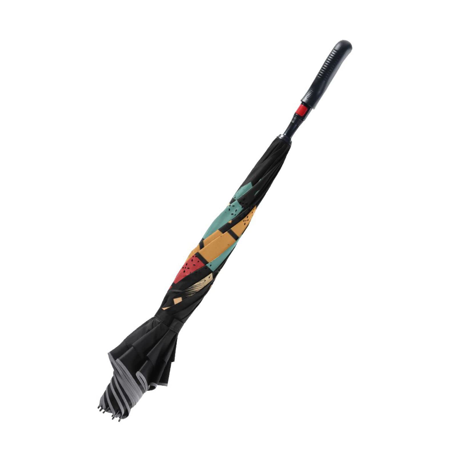 Vnurnrn Ombra Di Colore Dell'Elefante Animale Ombrello Invertito Automatico Reversibile Antivento Protezione UV Apri Automaticamente Chiudi Ombrelli per Auto Ragazzi Ragazze
