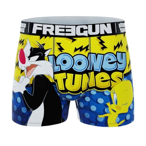 FREEGUN Boxer Homme Microfibre Looney Tunes (XXL, Grominet LOO12)