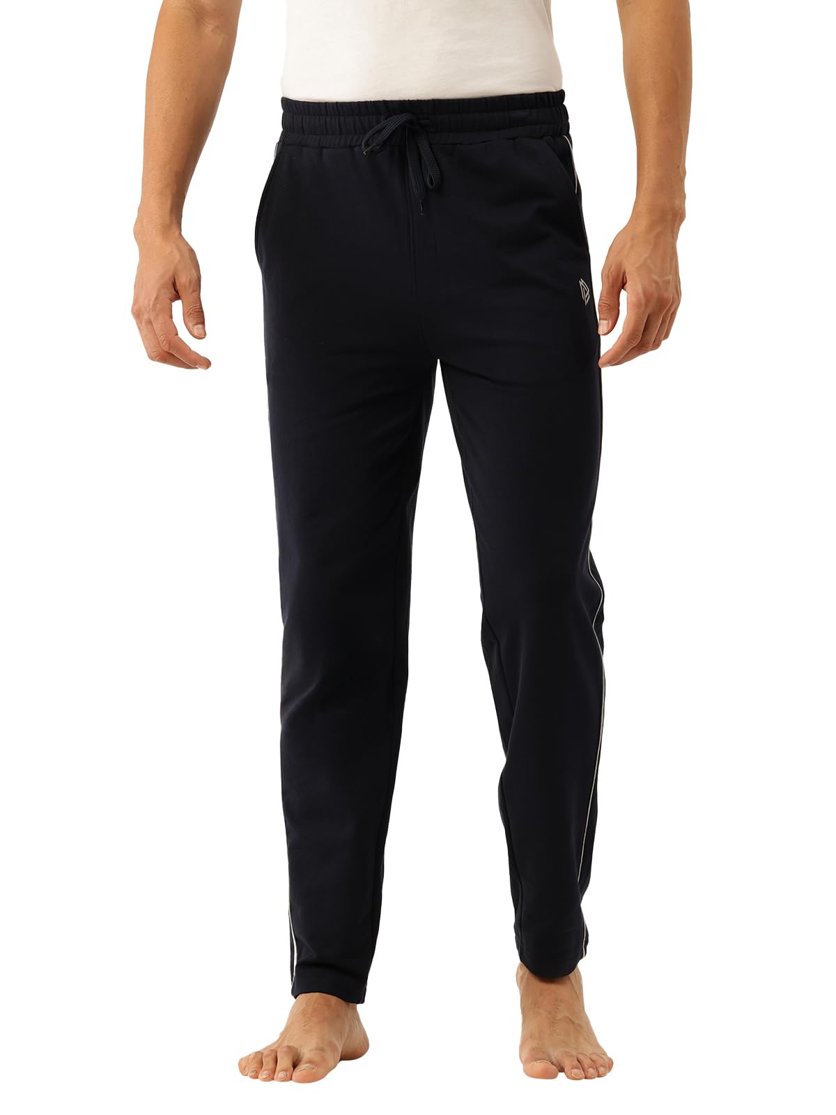 john players Men's Regular Fit Cotton Lounge Pyjama Bottoms with Drawstring & Side Pockets-picture-15