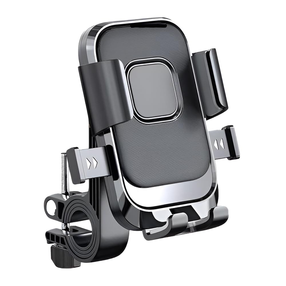X9X Bike Phone Mount for Motorcycle & Bicycle, 360° Rotating Mobile Holder with One-Touch Lock, Anti-Slip Handlebar Phone Holder for Navigation, Cycling & Commuting-image-24
