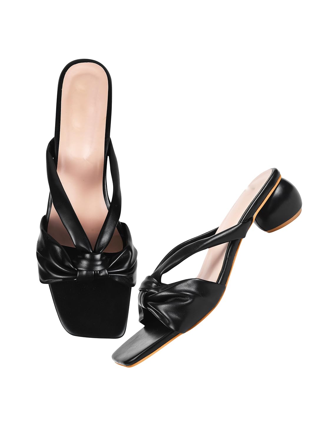 TRYME Casual and Classy Black Kitten Heel Fashion Heel Sandals Light Weight Comfortable & Trendy Block Heels for Girls & Women (B0CKNF4VP5) Amazon Price History, Amazon Price Tracker