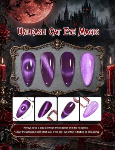 Image of Beetles Halloween Box Vampiric Feast Gel Nail Polish Kit with Mini UV Light