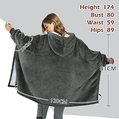 Catalonia Classy Oversize Felpa con Cappuccio