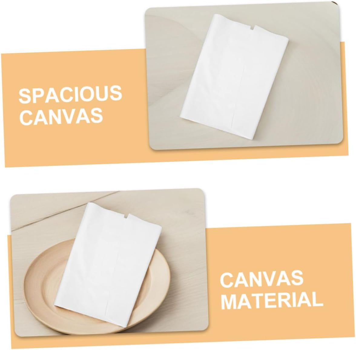 Uonlytech 2pcs White Painting Canvas Roll 1m x 60cm for DIY Art Graffiti and Boys and Girls Drawing Lightweight Blank Canvas for Oil and Acrylic Painting