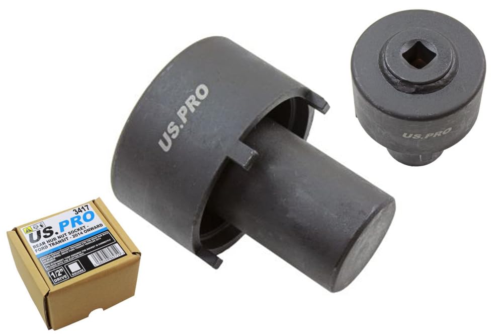 US PRO Rear Hub Nut 4 Point Special Impact Socket 1/2'' dr Ford Transit New 3417