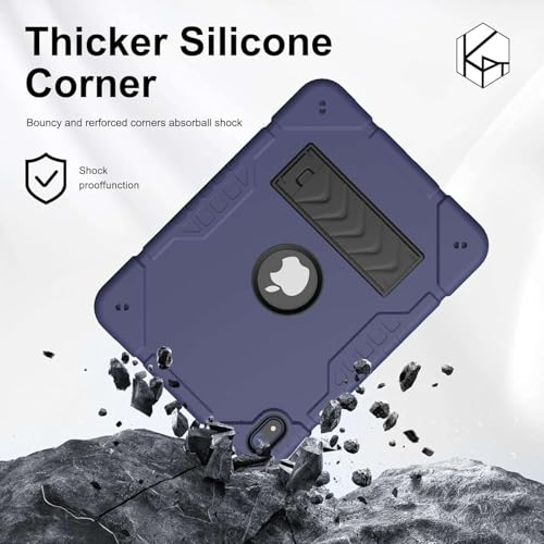 Étui de protection bleu marine haut de gamme pour tablette Samsung A11 Plus 11" - 6